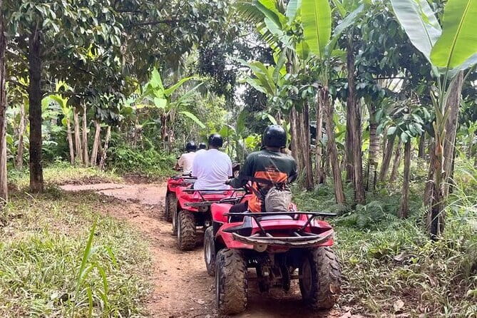 ATV Quad Bike Adventure from Hoi An or Danang - Getting comfortable on a tandem ATV