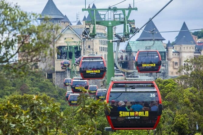 Bana Hills - Golden Hand Bridge Full Day Tour - The cable car ride is part of the attraction
