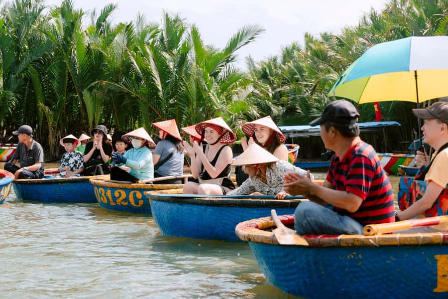 BUFFALO RIDING -BASKET BOAT & BIKE TOUR-HOI AN - A full Vietnamese meal, not just a snack