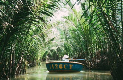 Coconut Basket Boat Ride in Hoi An