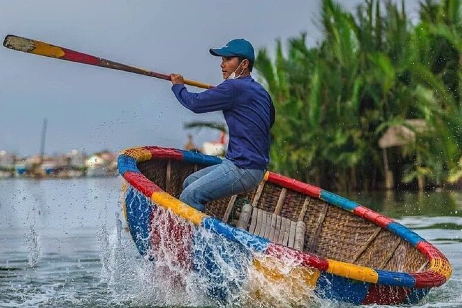 Cooking Class and Coconut Basket Boat Ride by Hangcoconut - Bay Mau Coconut Forest by round bamboo boat