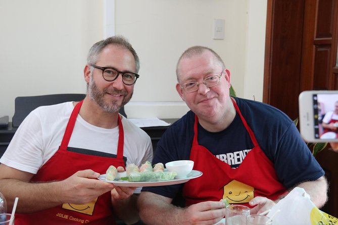 Cooking with Jolie in Hoi An - Eating the meal you prepared