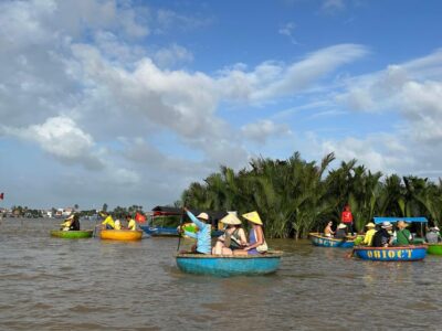 Basket Boat in Coconut Forest, Sunset & Hoi An Town