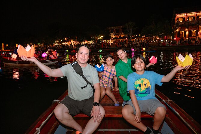 Discover Hoi An by Bamboo Basket and Lantern Boat - Bay Mau Coconut Forest by round basket boat