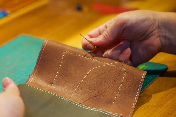 Discover Leather Workshops Experience in Old Town Hoi An - Working from a professional pattern