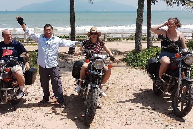 Easyrider from Hoi An to Hai Van Pass One day loop with Mr Thong - Suoi Mo waterfall is the active stop