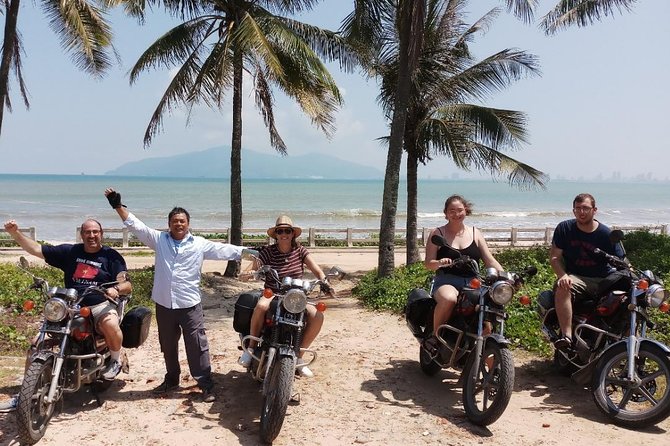Easyrider from Hoi An to Hai Van Pass One day loop with Mr Thong - Marble Mountains gives the day an early cultural stop