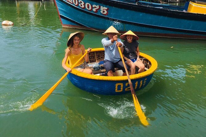Eco Basket Boat By Bicycle and Vietnamese Set Menu - Entering Cam Thanh’s Rung Dua Bay Mau area
