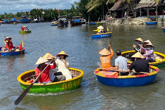 Experience Hoi An Vegetarian Cooking Class with Basket Boat Ride - From Hoi An or Da Nang to Cam Thanh Coconut Village