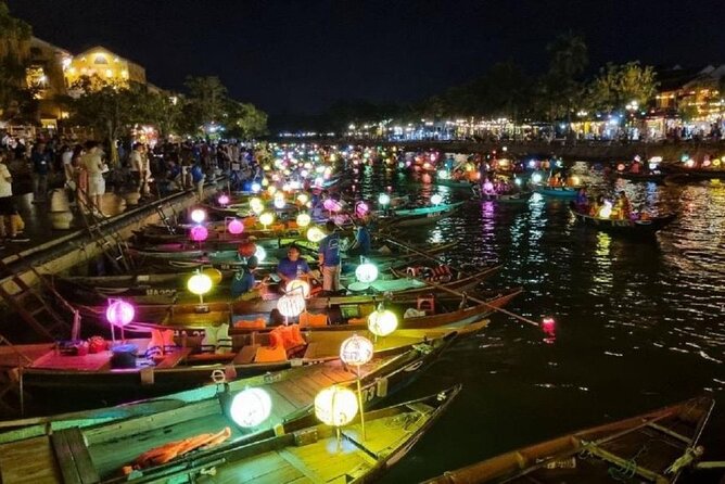Experience Night Boat Trip and Floating Lantern on Hoai River - Returning to the Old Town night market