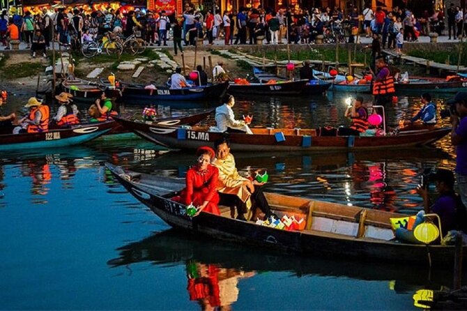 Experience Night Boat Trip and Floating Lantern on Hoai River - Meeting at 142 Trần Phú