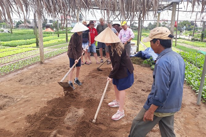 From AUTHENTIC FARMER'S LIFE to ECO RIVER FISHING EXPERIENCE - Tra Que’s herbs, mint, and working garden