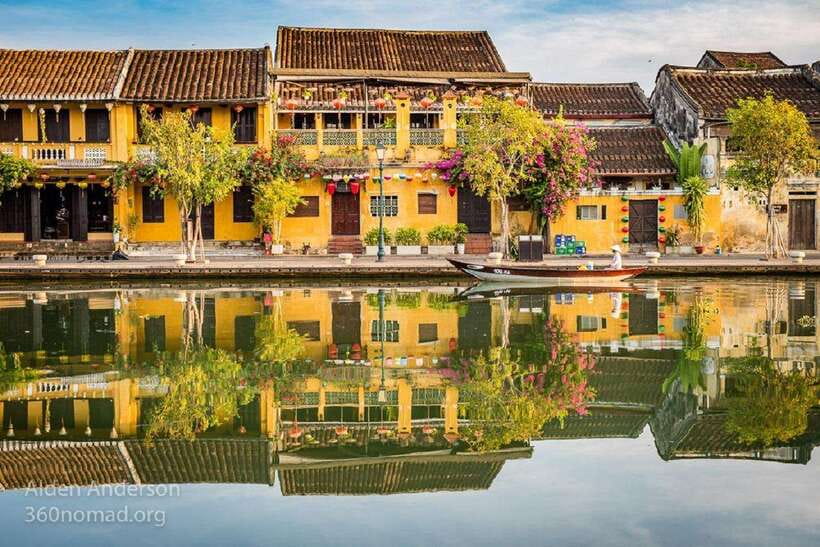From Da Nang: Hoi An City Tour W Boat Ride - Lantern Release - Cam Thanh basket boats and coconut waterways