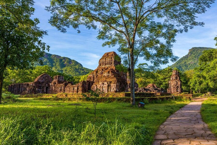From Hoi An: Day Tour of My Son Temples and Marble Mountain - Linh Ung Pagoda and Am Phu Cave