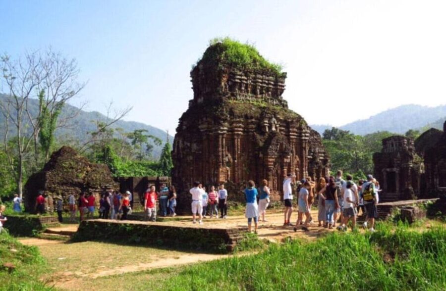 From Hoi An: Half-Day My Son Sanctuary & Sunset Cruise - From Road Transport to the Thu Bon River