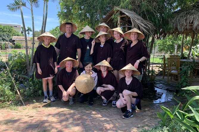 Full Experience Tour: Cooking Class & Basket Boat at Eco-Village - Making rice paper before cooking