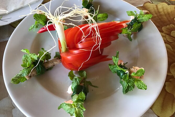 Gardening at Tra Que Vegetable Village and cooking class - Cooking tam huu and banh xeo