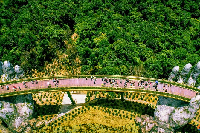 Golden Bridge and Ba Na Hills Full Day From Hoi An City - The second cable car reaches the French Village