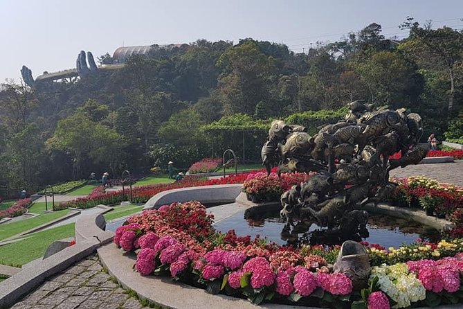 GOLDEN BRIDGE & BA NA HILL in Early moring to Avoid Crowds from DA NANG or HOIAN - Fantasy Park brings a very different mood