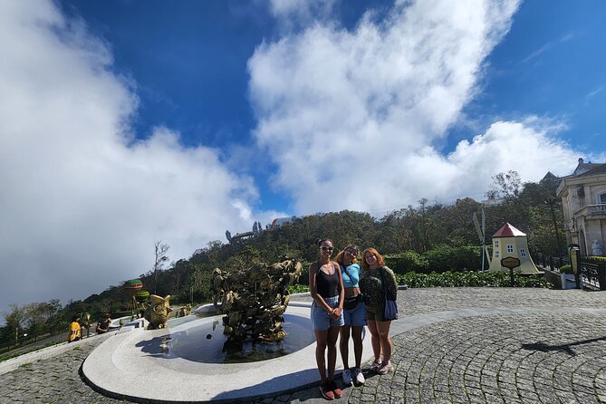 Golden Bridge - Monkey Mountain- Marble Mountains - Dragon Bridge - French Village, gardens, and the mountain resort setting