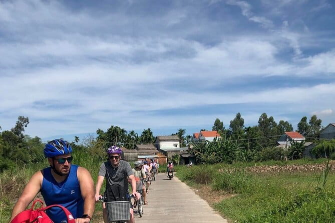 Half-Day My Son Sanctuary Bike Tour from Hoi An - Crossing the river into rural lanes