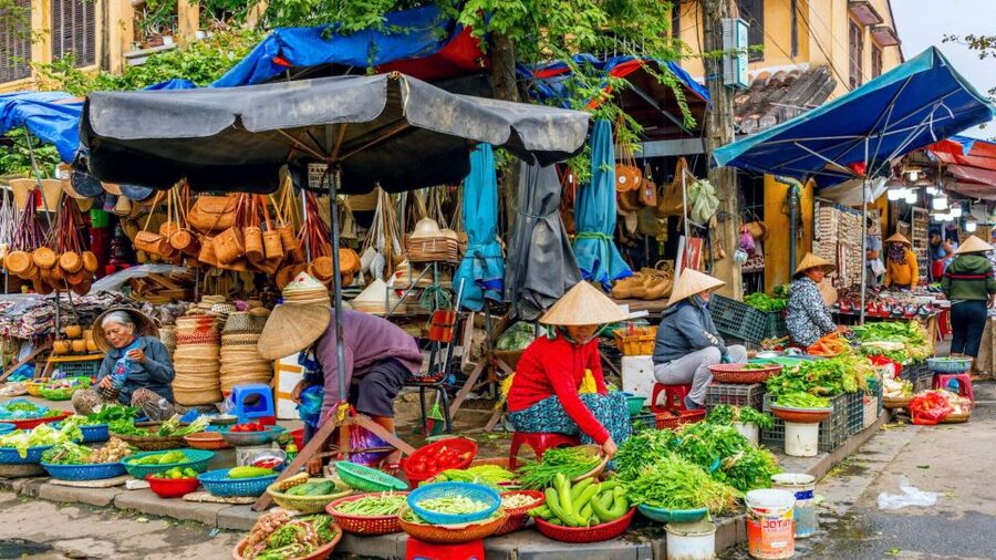 Hoi An: Authentic Cooking class in organic Herb Village - Starting at the market with Vi, Ruby, or Suan
