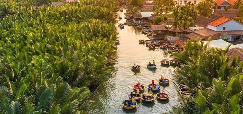 Hoi An: Basket Boat & Discover Cam Thanh Coconut Village - Fishing with local techniques