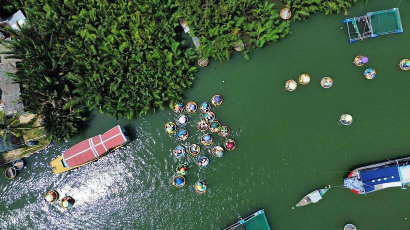 Hoi An: Basket Boat Ride by The Basket Boat Café - Forty minutes through Bay Mau Coconut Forest