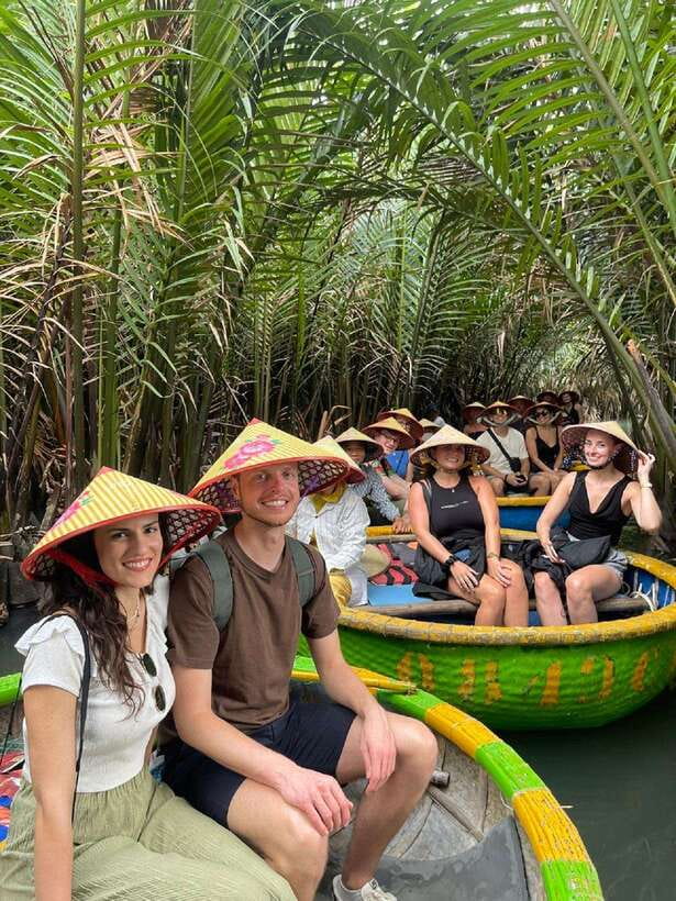 Hoi An: Basket Boat Ride in the BẢY MẪU Coconut Forest - The spinning boat ride and other playful extras