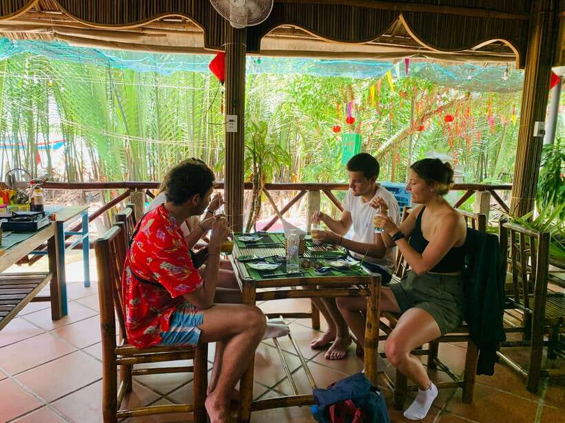 Hoi An: Basket Boat Riding at Bay mau coconut village - How crowded can the waterways feel?
