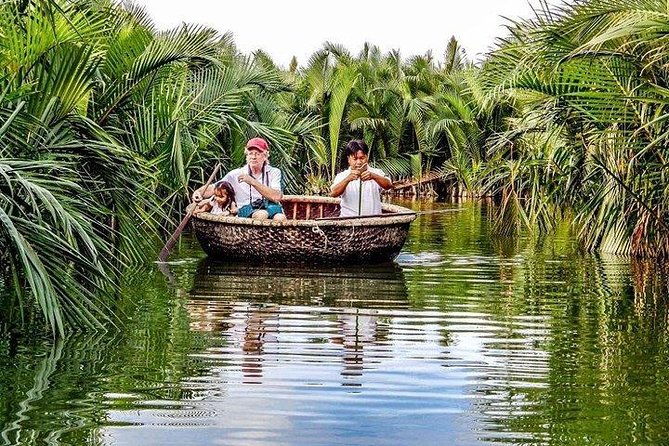 Hoi An Basket Boat Tour ( basket boat, visit water coconut forest, fishing crab) - Leaving Hoi An for the Cam Thanh palms