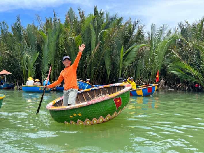 Hoi An Basket Boat - A one-hour route through Bay Mau Coconut Forest