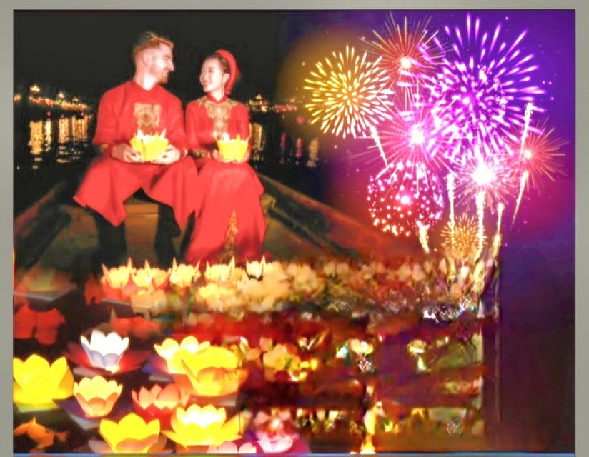 Hoi An Boat Lantern With Release Flower Hoai River At Night - Meeting at Hoi An Go on Tran Phu Street