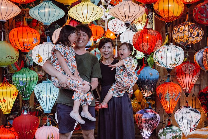Hoi An City By Night And Release Paper Latern On Hoài river - Eating Cao Lau and other local specialties