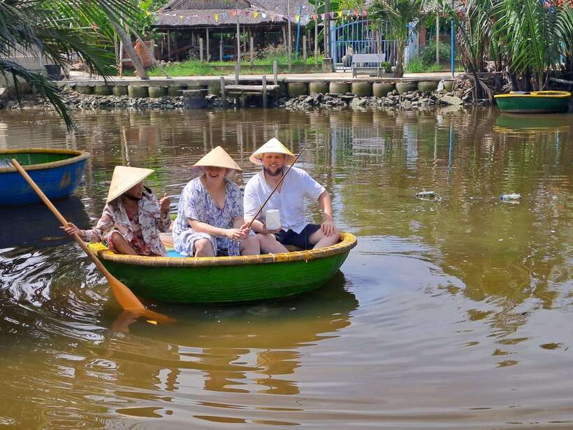 Hoi An City tour -Basket boat ride in the Coconut forest - From Hoi An’s old town to the Coconut Forest