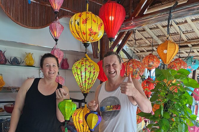 Hoi An City tour -Lantern Making and Silk Making process - Making a Hoi An lantern with your own hands