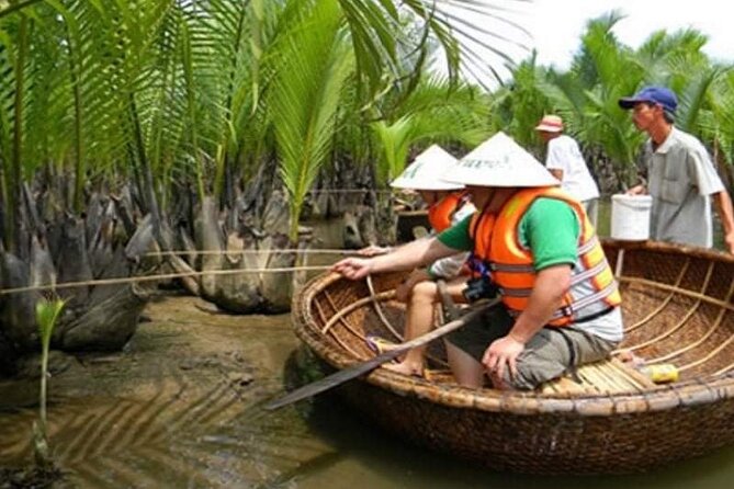 Hoi An: Coconut Basket Boat Ride in the Coconut Forest - Entering Bay Mau Coconut Forest by basket boat