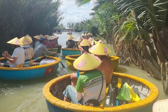 Hoi An: Coconut Basket Boat Ride in the Coconut Forest - Watching fishing nets and spinning boats