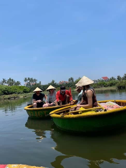 Hoi An Coconut Boat, Lantern Making & Cooking Class Organic - Lunch in a quiet garden setting
