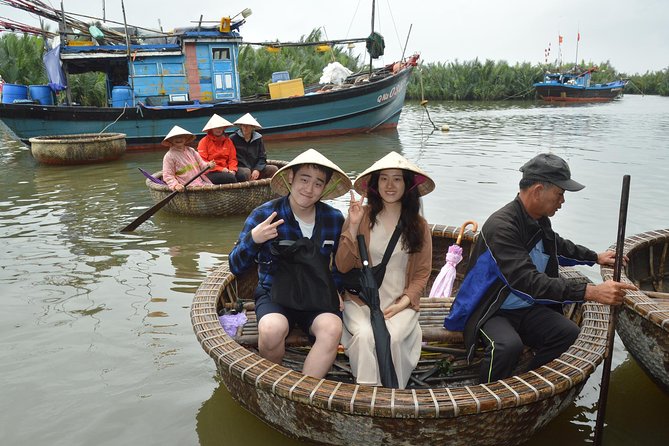 Hoi An Cooking Class and Basket boat tour - A bamboo basket boat in the coconut channels