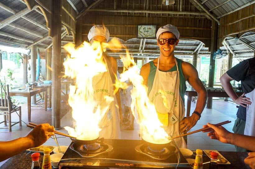 Hoi An: Cooking Class + basket boat (free transfer in Hoian) - What you actually do during the Hoi An cooking class