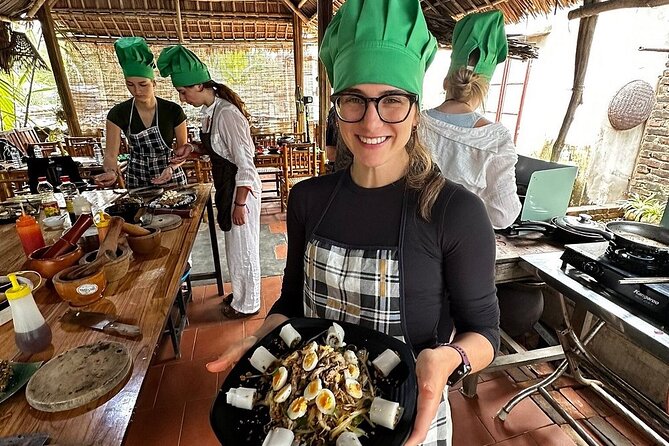 Hoi An cooking class with Basket Boat Tour - Learning Vietnamese dishes with Anna, Ana, or Linh