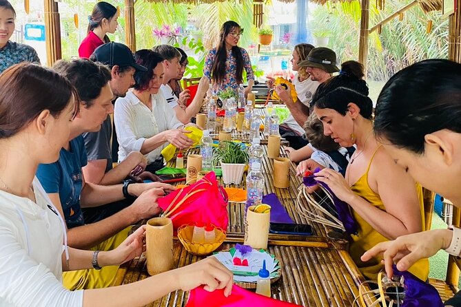 Hoi An: Cooking Class with Market, Lantern Making, Basket Boat - Cooking banh xeo, cau lau, and other dishes