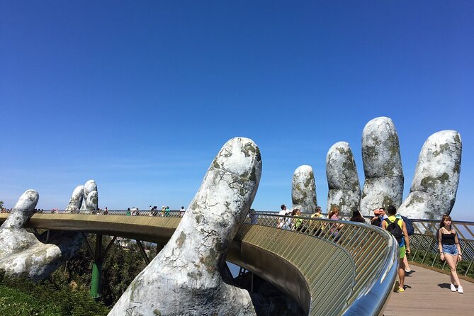 Hoi An/Da Nang Ba Na Hills - Golden Bridge small group - Riding the cable car to 1,487 meters