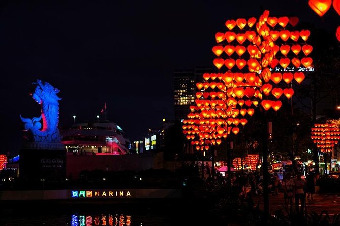 Hoi An: Da Nang Sparkling Views And Scenic Cruises - Asia Park and the Sun Wheel after dark