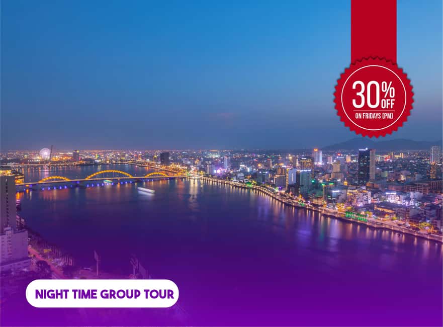 Hoi An: Da Nang Sunset Views & Han River Night Cruise - Dinner at MeliOh Bistro breaks up the sightseeing