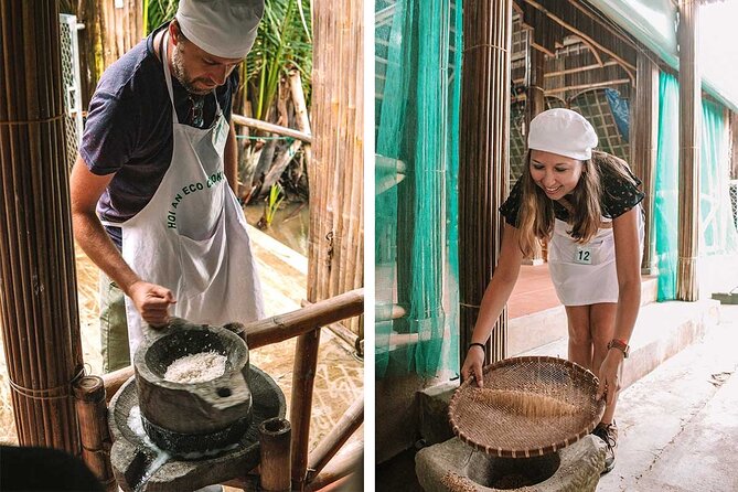 Hoi An Eco Cooking Class With Kien Nguyen Cooking - Learning to make rice paper the traditional way