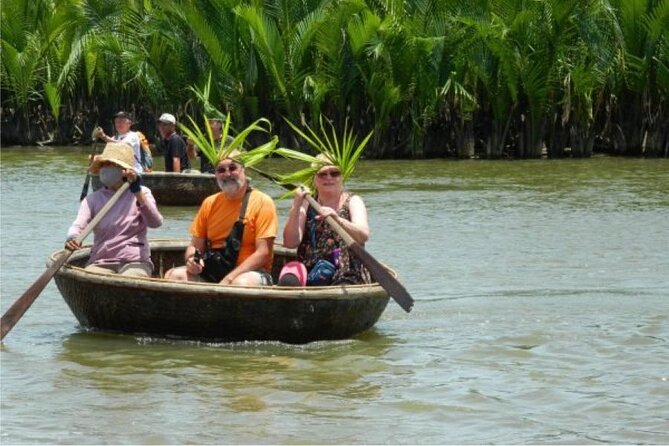 Hoi An Farming And Fishing Life - Learning the round boats of Bay Mau Coconut Forest
