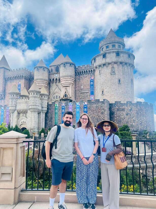 Hoi An: Full-day Ba Na Hills & Amazing Golden Bridge - Walking onto the Golden Bridge