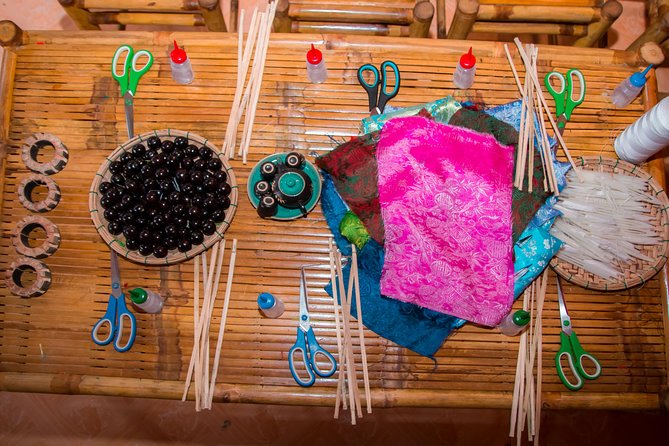Hoi An Full Lantern Making Class- A special Foldable lantern - The people who make the class work
